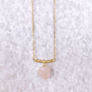HANDMADE ROSE QUARTZ NECKLACE